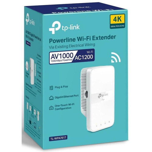 Сетевой адаптер Powerline TP-Link TL-WPA7617 Gigabit Ethernet