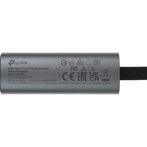 Сетевой адаптер Gigabit Ethernet TP-Link UE302C USB Type-C Сетевой адаптер Gigabit Ethernet TP-Link UE302C USB Type-C