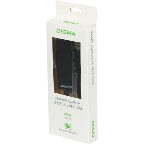 Сетевой адаптер Gigabit Ethernet Digma D-USB3-LAN1000 USB 3.0