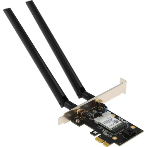 Сетевой адаптер Wi-Fi + Bluetooth Asus PCE-AXE5400 AXE5400 PCI Express x1 (ант.внеш.съем) 2ант.