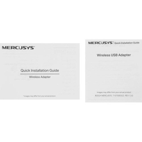 Сетевой адаптер Wi-Fi Mercusys MA14N АХ300 USB 2.0 (ант.внутр.) 1ант.