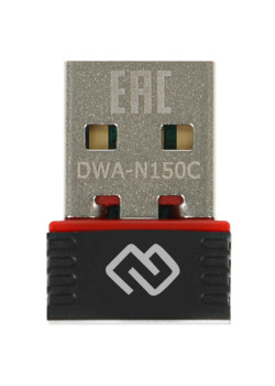 Сетевой адаптер Wi-Fi Digma DWA-N150C N150 USB 2.0 (ант.внутр.) 1ант.