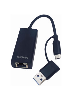 Сетевой адаптер 2.5G Ethernet Digma DLA-GTUC01 USB 3.0