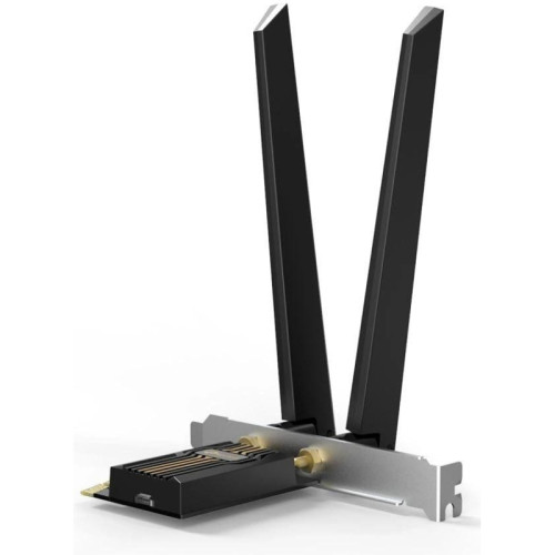 Сетевой адаптер Wi-Fi + Bluetooth TP-Link Archer TBE552E BE9300 PCI (ант.внеш.съем) 2ант.