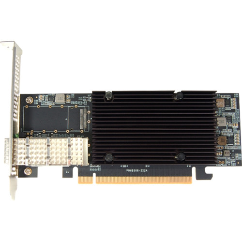 Сетевая карта/ N-1210 Broadcom PCIe 1-Port 200G QSFP56 Network Adapter, BCM57508, 1x 200/100/50/40/25/10GbE QSFP56 Port, PCIe 4.0 x16
