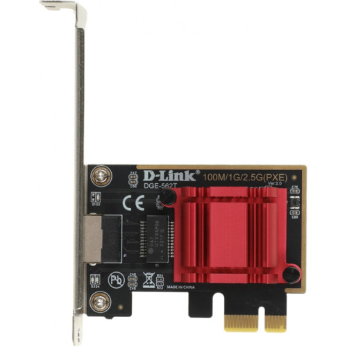 Сетевой адаптер 2.5G Ethernet D-Link DGE-562T DGE-562T/A PCI Express x1