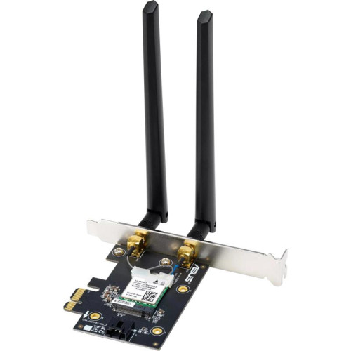 Сетевой адаптер Wi-Fi + Bluetooth Asus PCE-BE6500 BE6500 PCI Express (ант.внеш.съем) 2ант.