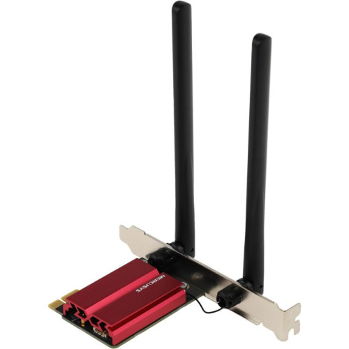 Сетевой адаптер Wi-Fi + Bluetooth Mercusys MA86XE AXE5400 PCI Express (ант.внеш.несъем.) 2ант.
