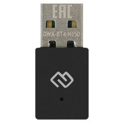 Сетевой адаптер Wi-Fi + Bluetooth Digma DWA-BT4-N150 N150 USB 2.0 (ант.внутр.) 1ант.