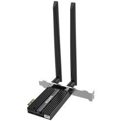 Сетевой адаптер Wi-Fi + Bluetooth Netis F1 AX3000 PCI Express (ант.внеш.съем) 2ант.