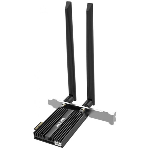 Сетевой адаптер Wi-Fi + Bluetooth Netis F1 AX3000 PCI Express (ант.внеш.съем) 2ант.