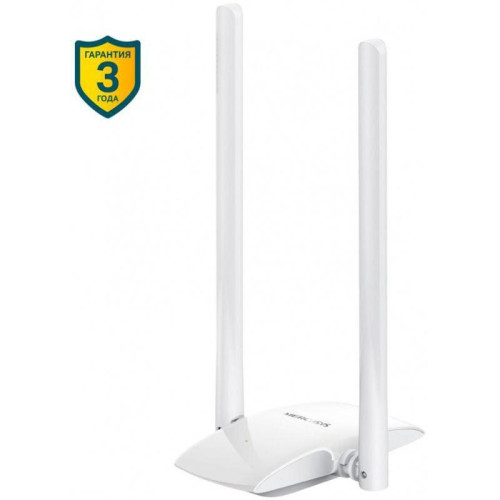 Адаптер Wi-Fi/ N300 USB high gain adapter,2*5dBi antennas, with USB cable