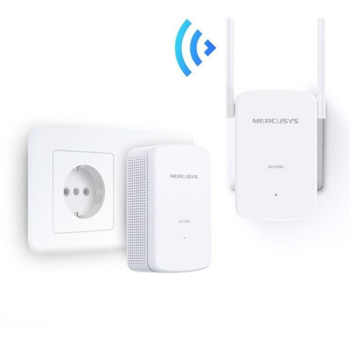 Сетевой адаптер Powerline Mercusys MP510 KIT AV1000 Gigabit Ethernet (ант.внеш.несъем.) 2ант. (упак.:2шт) Сетевой адаптер Powerline Mercusys MP510 KIT AV1000 Gigabit Ethernet (ант.внеш.несъем.) 2ант. (упак.:2шт)