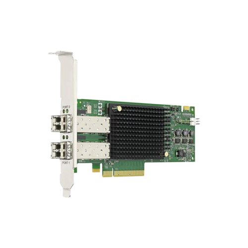 Emulex LPe31002-M6   Gen 6 (16GFC), 2-port,  16Gb/s, PCIe Gen3 x8, трансиверы установлены, LP+FH brackets, OEM