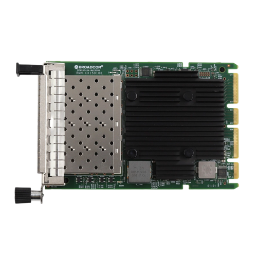 Broadcom NetXtreme E-Series N425G Quad-Port 25 Gb/s SFP28 Ethernet PCI Express 4.0 x16 OCP 3.0 SFF (Lenovo OEM)