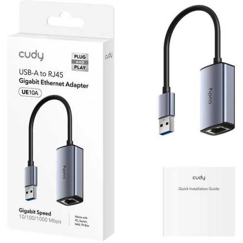Сетевой адаптер Gigabit Ethernet Cudy UE10A USB 3.0