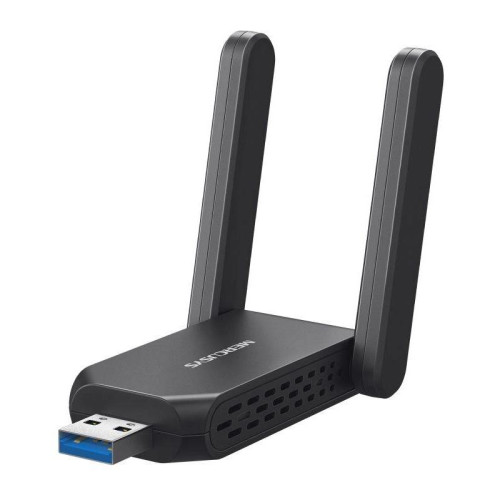 Сетевой адаптер Wi-Fi Mercusys MA72XH AX1800 USB 3.0 (ант.внеш.несъем.) 2ант.