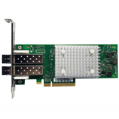 Qlogic QLE2692-SR-CK PCIe 3.0, x8, Dual / 2-ports, 16GFC, SR-Optic, SFP+, Low Profile