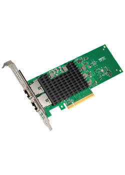 Сетевая карта/ Intel® Ethernet Network Adapter X710-T2L, Dual Ports RJ45, X710-AT2, 10GbE/5GbE/2.5GbE/1GbE/100Mb, PCIe v3.0 (8.0GT/s), QoS, VMDq, SR-IOV, iSCSI/NFS