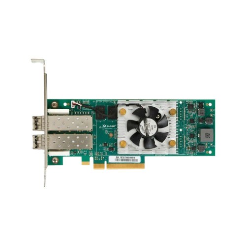 Qlogic QLE2672-CK PCIe 3.0, x8, 2-ports, 16GFC, SR-Optic, трансиверы установлены, LP+FH brackets, OEM