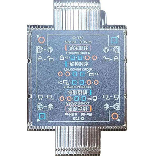 Радиатор/ Gooxi 2U4HP-T027-GP coolers for AMD motherboards ,TDP =280W