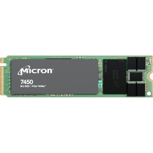 Micron SSD 7450 PRO, 480GB, M.2(22x80mm), NVMe, PCIe 4.0 x4, 3D TLC, R/W 5000/700MB/s, IOPs 280 000/40 000, TBW 800, DWPD 1 (12 мес.)