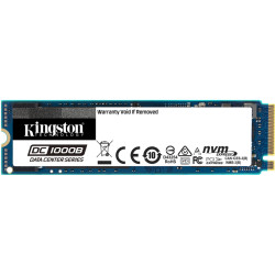 Твердотельный накопитель/ Kingston SSD DC1000B, 240GB, M.2 22x80mm, NVMe, PCIe 3.0 x4, 3D TLC, R/W 2200/290MB/s, IOPs 111 000/12 000, TBW 248, DWPD 0.5 (5 лет)