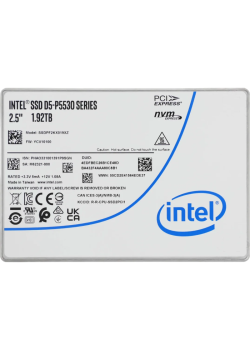 Твердотельный накопитель/ Intel SSD D5-P5530 Series (1.92TB, 2.5in PCIe 4.0 x4, TLC)