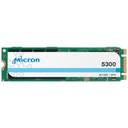 Твердотельный накопитель/ Micron SSD 5300 PRO, 1920GB, M.2(22x80mm), SATA3, 3D TLC, R/W 540/520MB/s, IOPs 95 000/30 000, TBW 5256, DWPD 1.5 (12 мес.)