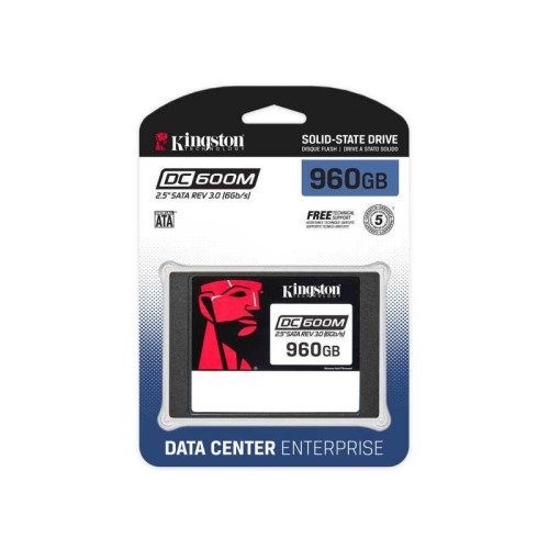 Твердотельный накопитель Kingston SATA-III 960GB SEDC600M/960G DC600M 2.5 Твердотельный накопитель Kingston SATA-III 960GB SEDC600M/960G DC600M 2.5