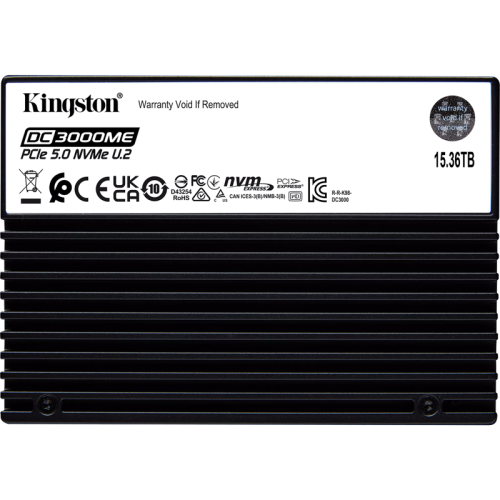 Твердотельный накопитель Kingston SSD DC3000ME 15360GB, U.2(2.5
