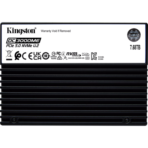 Твердотельный накопитель Kingston SSD DC3000ME 7680GB, U.2(2.5