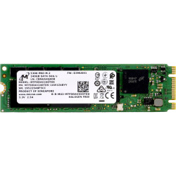 Твердотельный накопитель/ Micron SSD 5300 PRO, 240GB, M.2(22x80mm), SATA3, 3D TLC, R/W 540/310MB/s, IOPs 67 000/40 000, TBW 657, DWPD 1.5 (12 мес.)