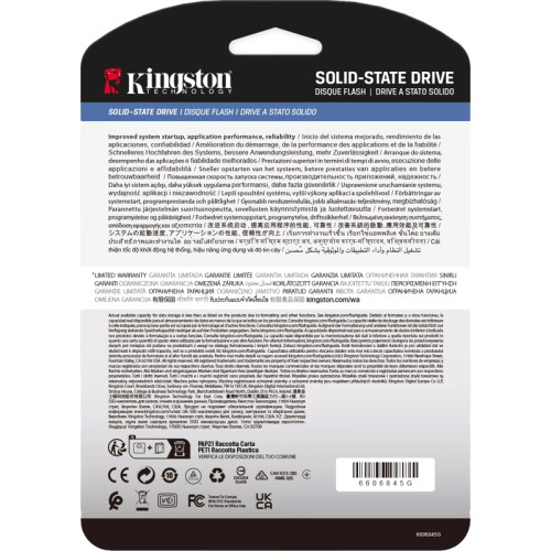 Твердотельный накопитель/ Kingston SSD DC3000ME 7680GB, U.2(2.5
