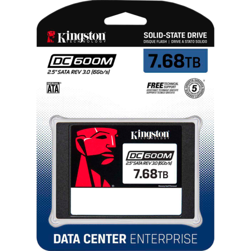 Твердотельный накопитель Kingston SATA-III 7.68TB SEDC600M/7680G DC600M 2.5