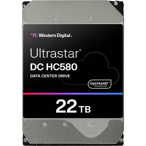 Жесткий диск/ HDD WD SATA Server 22Tb Ultrastar DC HC580 7200 6Gb/s 512MB 1 year warranty (replacement MG10AFA22TE, MG10ACA20TE, WUH722020CLE604, WUH722020BLE604, WUH722020BLE6L4)