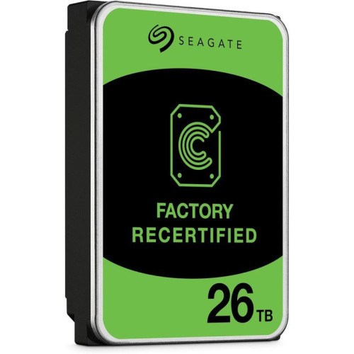 Жесткий диск/ HDD Seagate Exos X26 SATA 26Tb 7200 6Gb/s 512Mb OFFICIAL RECERTIFIED 1 year warranty (replacement WUH722626ALE6L4, WD261KRYZ)