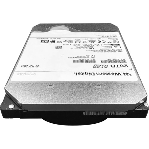Жесткий диск/ HDD WD SATA3 Server 26Tb Ultrastar DC HC590 7200 6Gb/s 512MB 1 year warranty