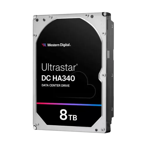 Жесткий диск/ HDD WD SATA Server 8Tb Ultrastar DC HA340 7200 6Gb/s 256MB 1 year warranty (replacement HUS728T8TALE6L4, HUH721008ALE604)