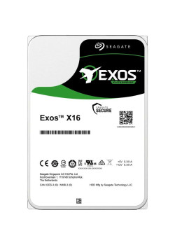 Жесткий диск/ HDD Seagate SATA 14Tb Exos X16 6Gb/s 7200 256Mb 1 year warranty
