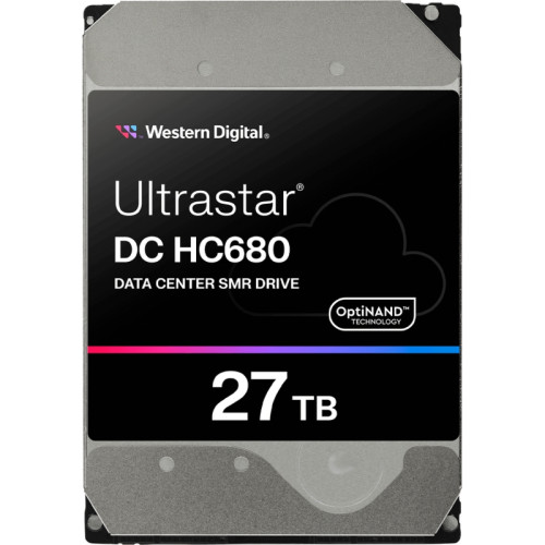 Жесткий диск/ HDD WD SATA Server 27Tb Ultrastar DC HC680 HM-SMR 7200 6Gb/s 512MB 1 years warranty Жесткий диск/ HDD WD SATA Server 27Tb Ultrastar DC HC680 HM-SMR 7200 6Gb/s 512MB 1 years warranty