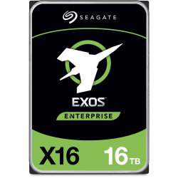 Жесткий диск/ HDD Seagate SATA 16Tb Exos X16 6Gb/s 7200 256Mb 1 year warranty (replacement ST16000NM000J)