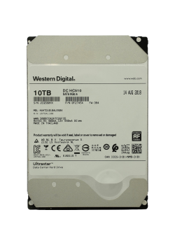 Жесткий диск/ RECERTIFIED HDD HGST SATA Server 10Tb Ultrastar HE10 7200 6Gb/s 256MB HP (0F27488) and standard servers 1 year warranty (replacement HUH721010ALE604, WUS721010ALE6L4, ST10000NM017B, ST10000NM001G, MG10ADA10TE) RECERTIFIED