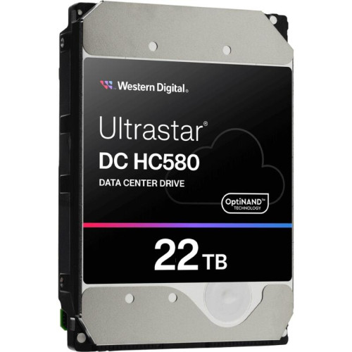Жесткий диск/ HDD WD SAS Server 22Tb Ultrastar DC HC580 7200 12Gb/s 512MB 1 year warranty (replacement WUH722222AL5204, WUH722020BL5204, ST22000NM000E, MG10SCA20TE, ST20000NM002D, ST20000NM007H)