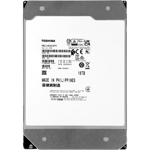 Жесткий диск Toshiba SATA-III 16TB MG11ACA16TE Enterprise Capacity 512E (7200rpm) 1024Mb 3.5