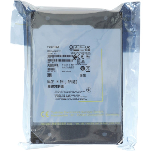 Жесткий диск Toshiba SATA-III 16TB MG11ACA16TE Enterprise Capacity 512E (7200rpm) 1024Mb 3.5