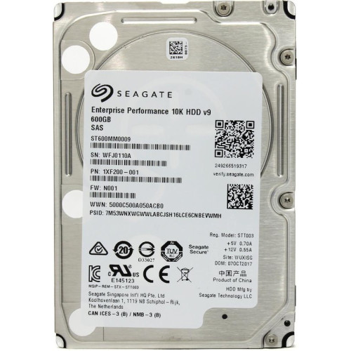 Жесткий диск Seagate SAS 3.0 600GB ST600MM0009 Enterprise Performance (10000rpm) 128Mb 2.5 Жесткий диск Seagate SAS 3.0 600GB ST600MM0009 Enterprise Performance (10000rpm) 128Mb 2.5