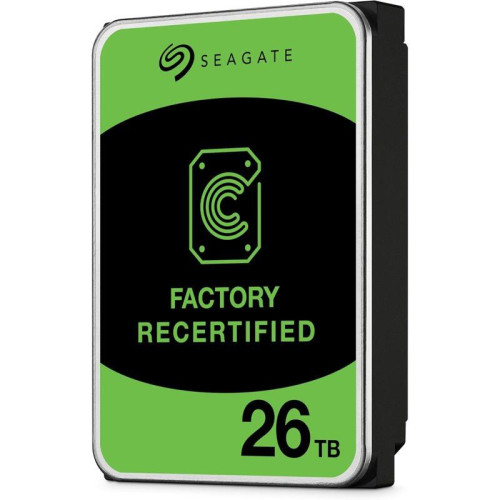 Жесткий диск/ HDD Seagate Exos X26 SATA 26Tb 7200 6Gb/s 512Mb OFFICIAL RECERTIFIED 1 year warranty (replacement WUH722626ALE6L4, WD261KRYZ)