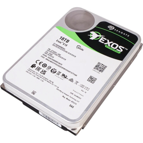 Жесткий диск Seagate SAS 3.0 18Tb ST18000NM004J Server Exos X18 512E (7200rpm) 256Mb 3.5