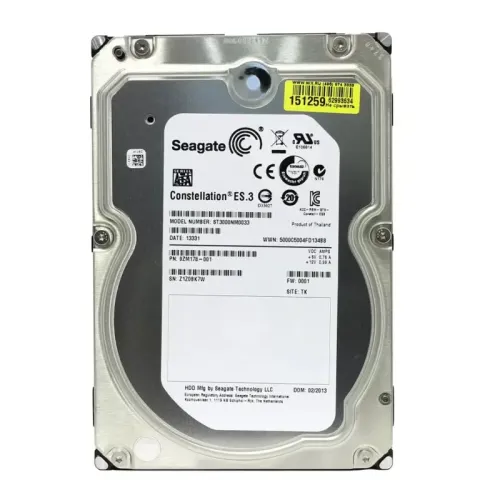 Жесткий диск/ HDD Seagate SATA3 3Tb Constellation ES.3 7200 128Mb (clean pulled) 1 year warranty